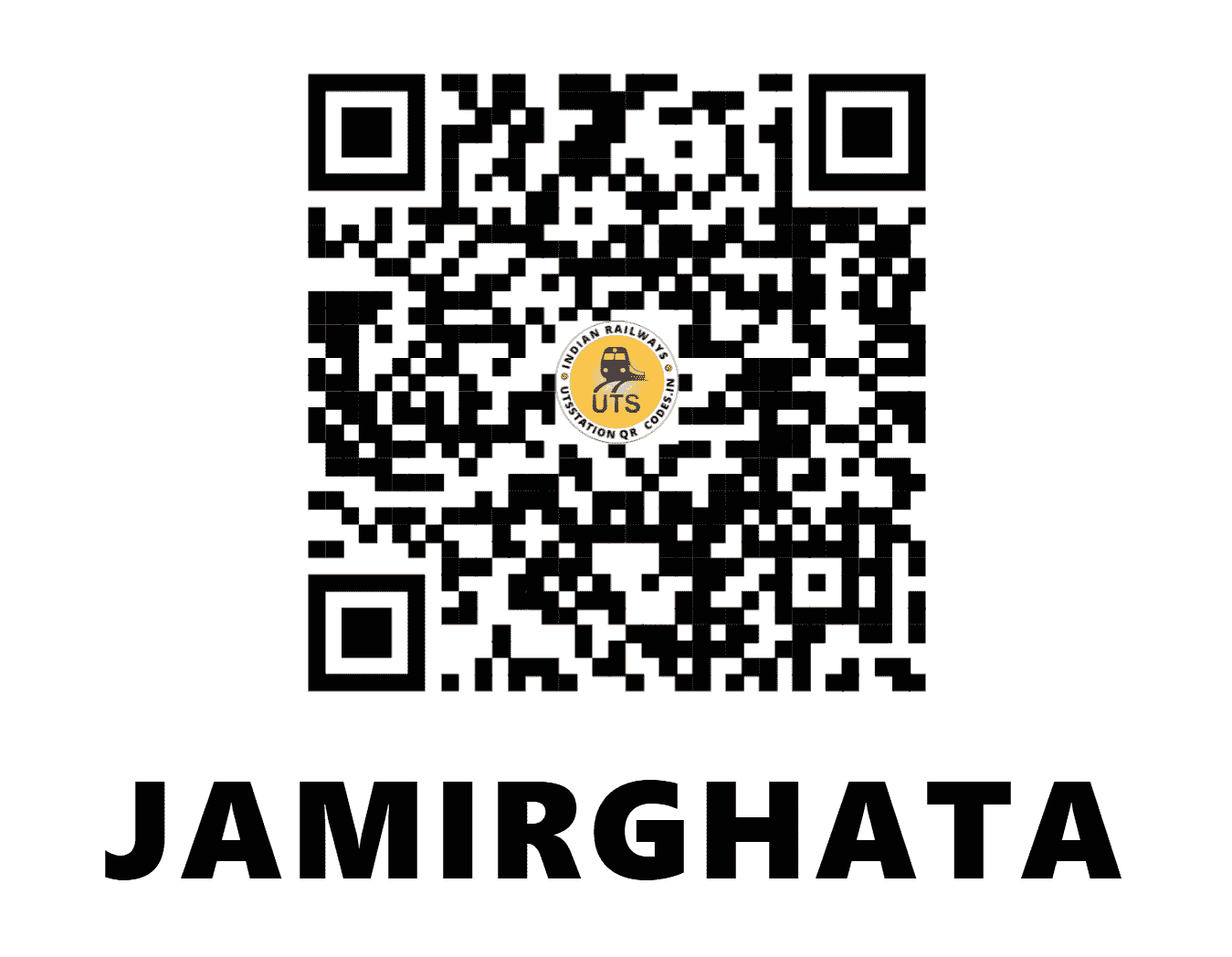UTS QR Code for JAMIRGHATA - JMQ - ER (WEST BENGAL)
